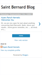 Mobile Screenshot of myersranchsaintbernardblog.blogspot.com
