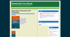 Desktop Screenshot of dlfreebook.blogspot.com