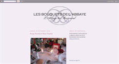 Desktop Screenshot of lesbouquetsdelabbaye.blogspot.com