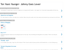 Tablet Screenshot of johnnygoeslower.blogspot.com