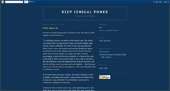 Desktop Screenshot of deepsensualpower.blogspot.com