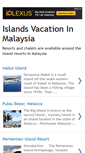 Mobile Screenshot of islandsvacationinmalaysia.blogspot.com