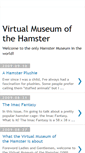 Mobile Screenshot of hamstermuseum.blogspot.com