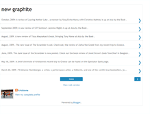 Tablet Screenshot of newgraphite.blogspot.com