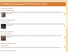 Tablet Screenshot of correquevuela.blogspot.com