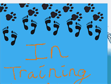 Tablet Screenshot of intrainingtohelp.blogspot.com