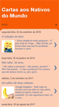 Mobile Screenshot of cartasaosnativosdomundo.blogspot.com