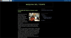 Desktop Screenshot of maquinadeltiempo-jp.blogspot.com