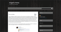 Desktop Screenshot of angadsarena.blogspot.com