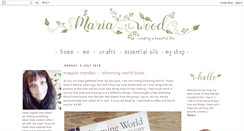 Desktop Screenshot of mariainthewood.blogspot.com