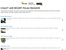 Tablet Screenshot of pangkorchaletandresort.blogspot.com