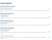 Tablet Screenshot of lasikexplorer.blogspot.com