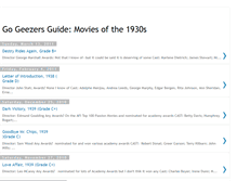 Tablet Screenshot of gogeezersguidemovies1930s.blogspot.com