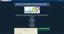 Desktop Screenshot of lbjrainbows.blogspot.com