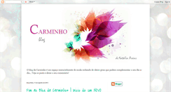 Desktop Screenshot of ideiascarminho.blogspot.com