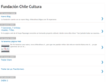 Tablet Screenshot of fundacionchilecultura.blogspot.com