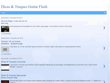 Tablet Screenshot of dicasetruquesguitarflash.blogspot.com