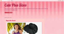 Desktop Screenshot of cuteplussizes.blogspot.com