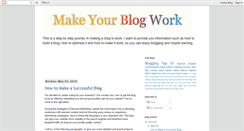 Desktop Screenshot of makeyourblogwork.blogspot.com