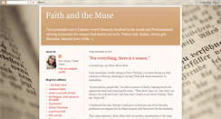 Desktop Screenshot of faithandthemuse.blogspot.com