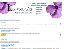 Tablet Screenshot of lunariaartesanias.blogspot.com