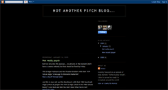 Desktop Screenshot of notanotherpsychblog.blogspot.com