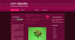 Desktop Screenshot of comcapsulas.blogspot.com