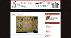 Desktop Screenshot of fromlabtokitchen.blogspot.com