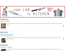 Tablet Screenshot of fromlabtokitchen.blogspot.com