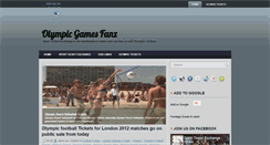Desktop Screenshot of olympicgamesfanz.blogspot.com