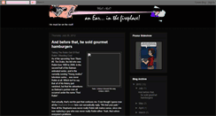 Desktop Screenshot of earinthefireplace.blogspot.com