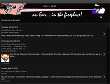 Tablet Screenshot of earinthefireplace.blogspot.com