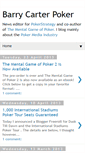 Mobile Screenshot of barrycarterpoker.blogspot.com