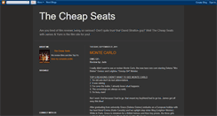 Desktop Screenshot of cheapseatstv.blogspot.com