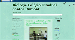 Desktop Screenshot of biologiacolsantosdumont.blogspot.com