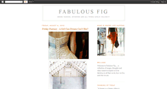 Desktop Screenshot of fabulousfig.blogspot.com