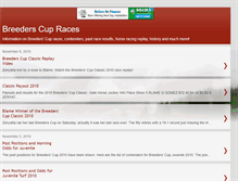 Tablet Screenshot of breeders-cup-race.blogspot.com