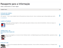 Tablet Screenshot of pass2info.blogspot.com