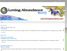 Tablet Screenshot of lovingabundance.blogspot.com