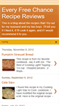 Mobile Screenshot of everyfreechancerecipereviews.blogspot.com