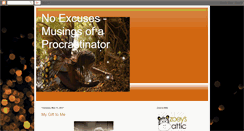 Desktop Screenshot of noexcuses318.blogspot.com