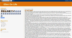 Desktop Screenshot of ellenonlife-ellen.blogspot.com