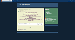 Desktop Screenshot of craftstoyou.blogspot.com