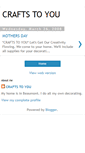 Mobile Screenshot of craftstoyou.blogspot.com