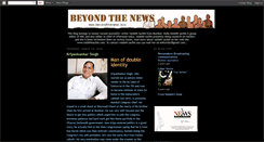 Desktop Screenshot of beyondthenewsmagazine.blogspot.com