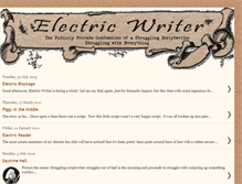 Tablet Screenshot of electricwriter.blogspot.com