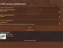 Tablet Screenshot of csifseccionsindicalence.blogspot.com