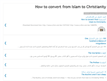 Tablet Screenshot of howtoconvertfromislamtochristianity.blogspot.com