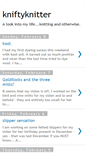 Mobile Screenshot of kniftyknitter.blogspot.com