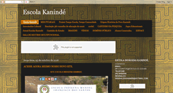 Desktop Screenshot of escolakaninde-indio.blogspot.com